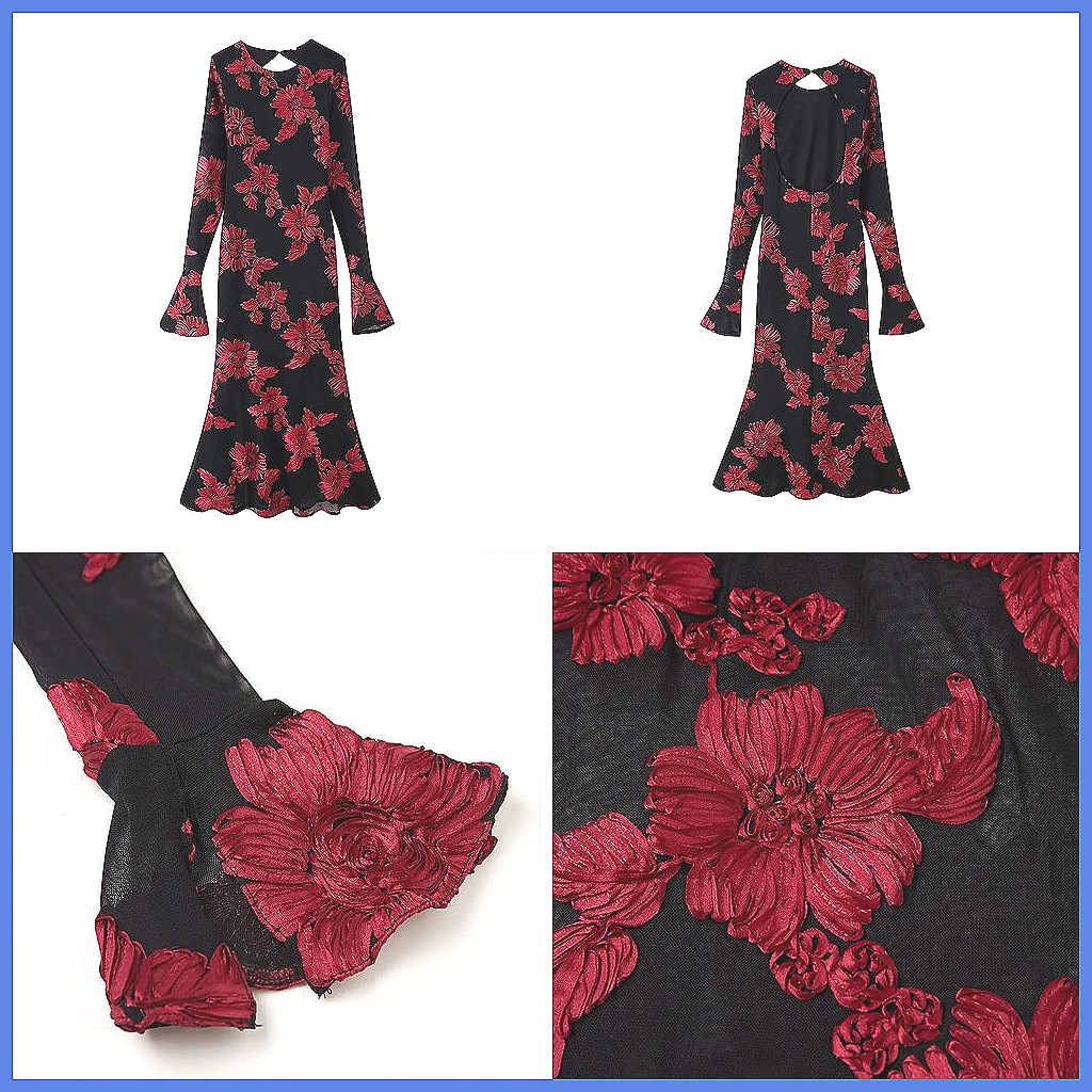 Elegant Backless Jacquard Even - Evening Gown recension och pris