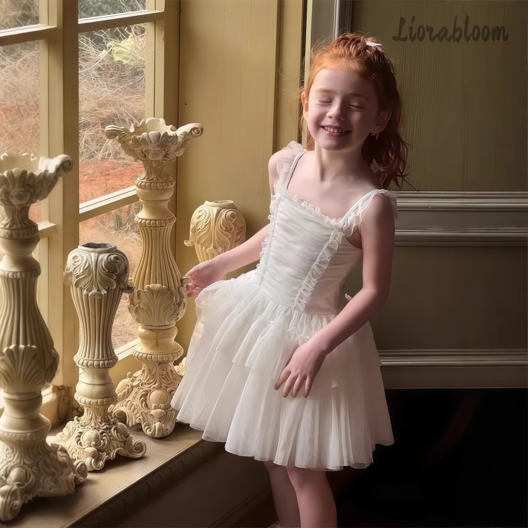 White Spaghetti Strap Tulle Fl - Formal Skirt recension och pris