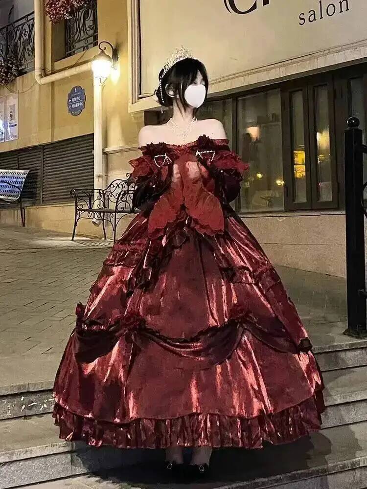 Beauty Princess Dress Red Loli - Formal Skirt recension och pris