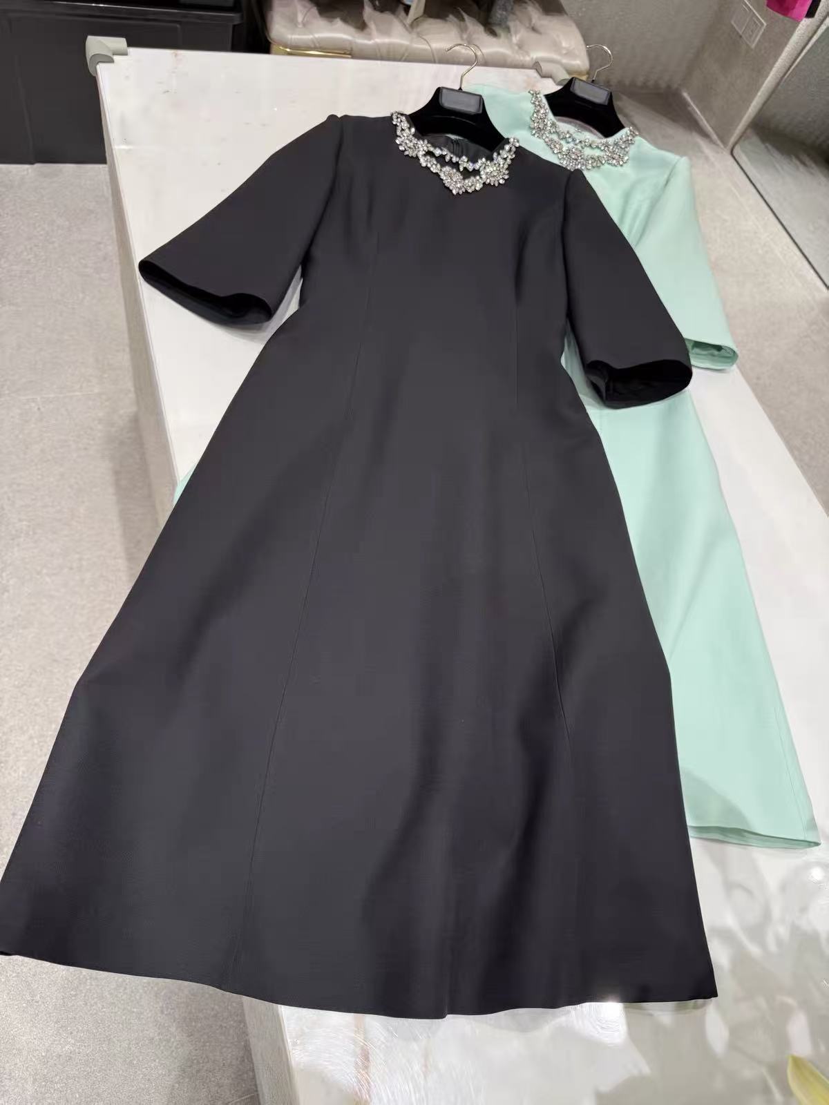 Premium Silk Wool Mint Green W - Midi Dress recension och pris