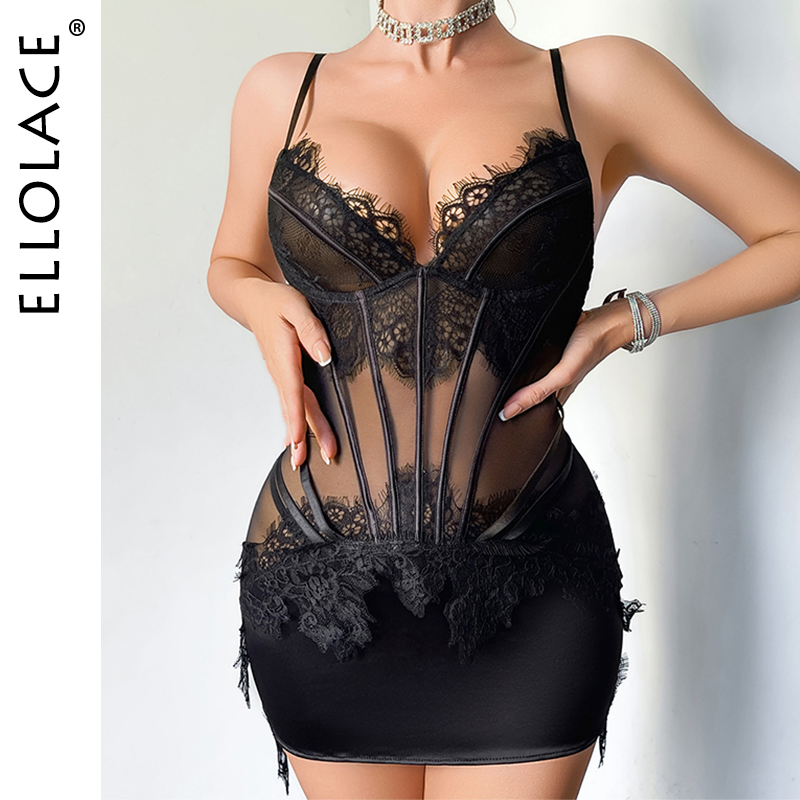 Ellolace Willowy Lingeries Set - Lace Dress recension och pris